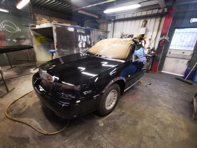 Peinture carrosserie avant